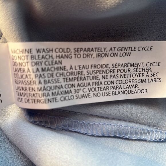 Dex the Suit Shop Women’s Ice Blue Sleeveless Top Size XS - Picture 8 of 12